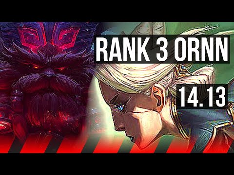 ORNN vs CAMILLE (TOP) | Rank 3 Ornn, 8/2/11, 1400+ games, Dominating | EUW Challenger | 14.13