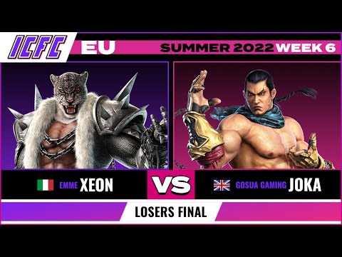 Xeon (Armor King) vs. Joka (Feng) Losers Final - ICFC EU Tekken 7 Summer 2022 Week 6