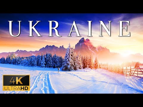 FLYING OVER UKRAINE (4K UHD) - Piano Music Along With Beautiful Nature Videos (Video Ultra HD)