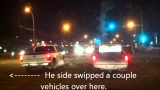 preview picture of video 'Grande Prairie Bad Drivers Accident at 100ave & 108st why you need to properly equip your vehicles'