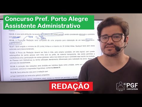 Essay writing for the Porto Alegre City Hall exam | Administrative Assistant