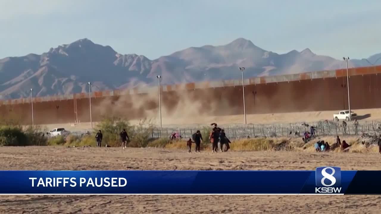 Trump agrees to pause tariffs on Mexico, but import taxes still in place for Canada and China