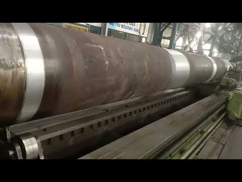 How Experts Made 5Ton Roller For Milling Machine || Machining With The Big Lathe ||Hot Rolling Mill