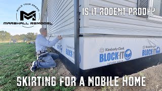 Mobile Home Trailer Skirting | Rodent Proofing