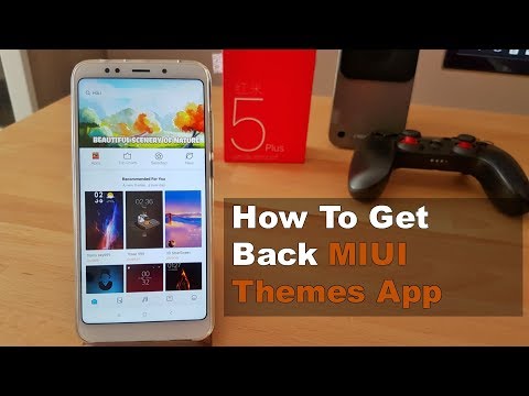 MIUI Themes App Missing  - How To Get Back | Solution! [Eng Subs]