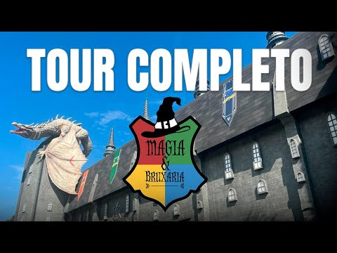 TOUR pelo MAIOR CASTELO inspirado em HARRY POTTER do BRASIL! Magia e Bruxaria