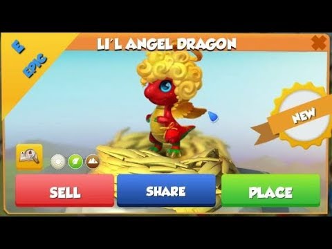 LI'L ANGEL DRAGON Hatching! ENCHANTMENT TICKETS + GEM GIVEAWAY?! - DML #685