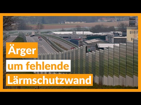 Zähes Ringen um fehlende Lärmschutzwand