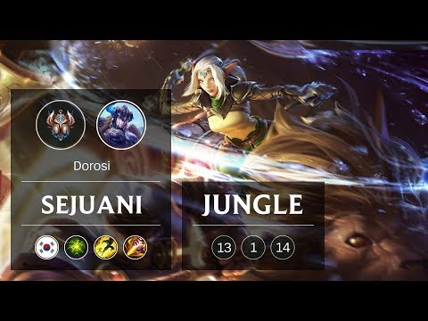 Sejuani Jungle vs Evelynn - KR Challenger Patch 9.5