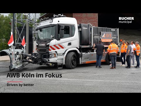 14 Fahrzeugkomplettlösungen für AWB Köln von Bucher Municipal