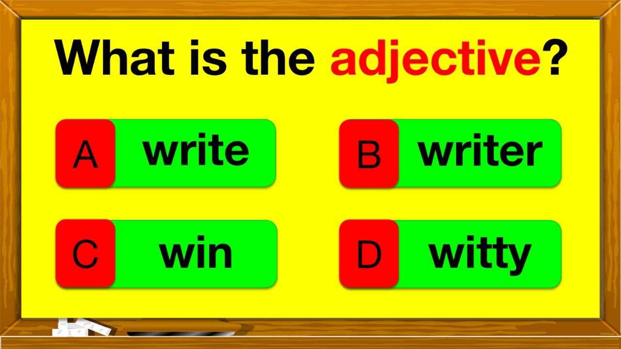 PARTS OF SPEECH QUIZ 🤔 📚 | English Grammar | Learn with examples |