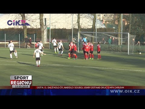 Ústí nad Orlicí: Další kolo ČFL nabídlo i souboj Jiskry Ústí nad Orlicí s MFK Chrudim