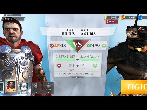 Gods Of Rome : AFTERLIFE DENIED Julius vs Anubis #Shorts