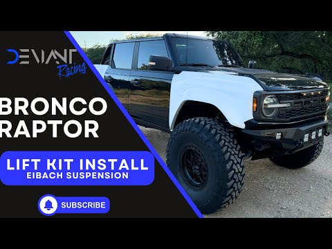 LIFTED Bronco Raptor Eibach Spring Install