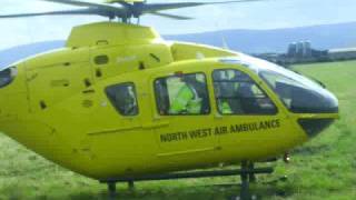 preview picture of video 'Cockerham Sands Country Park - N.W.Air Ambulance'
