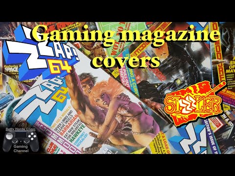 Gaming Magazine Cover's Zzap 64