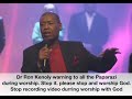 Dr Ron Kenoly Warning To All The Paparazi During Worship