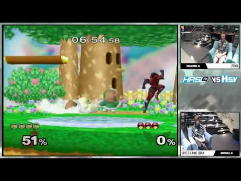 vsHsv s1e7 – Zoma (Fox/CF) vs SuperFangChan (IC's) – Winners Semis – Melee