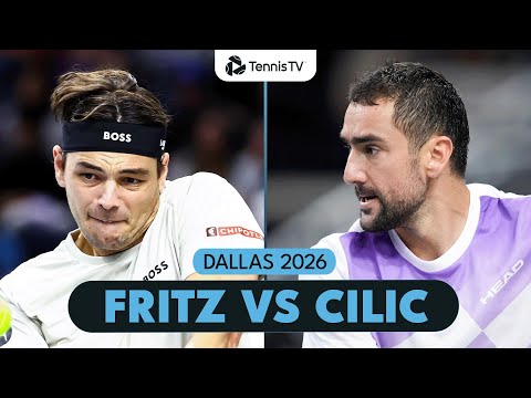 Fritz vs Cilic Serving SHOWDOWN ⚔️ | Dallas 2026 Highlights