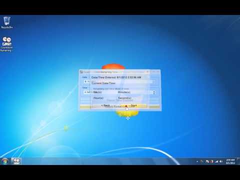 Countdown Remaining Time or Count Elapsed Time Software