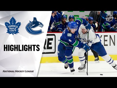 Maple Leafs @ Canucks 4/20/21 | NHL Highlights