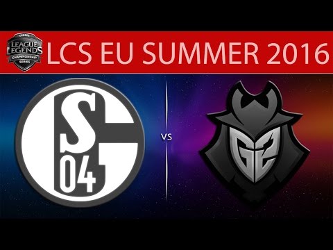 [LoL VODs] S04 vs G2 Game 2 | LCS EU Summer 2016 (23.06.2016) - FC Schalke 04 vs G2 Esports