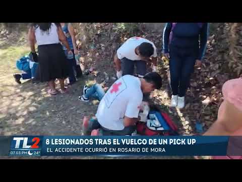 FUERTE ACCIDENTE EN ROSARIO DE MORA | Teledos | El Salvador