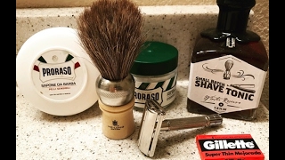 Small Batch Shave Tonic-Winter Reserve. From Derby City Chop Shop &amp; Gillette Super Thin.