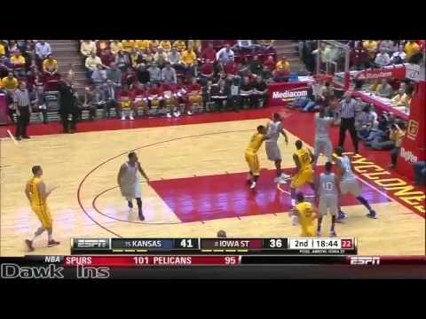 Andrew Wiggins Full Highlights 20140113 at Iowa State 17 Pts, 19 Rebs