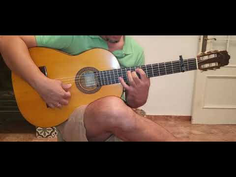 probando guitarra José Rodríguez