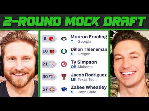 NEW 2026 2-Round Mock Draft (Post-Combine!)