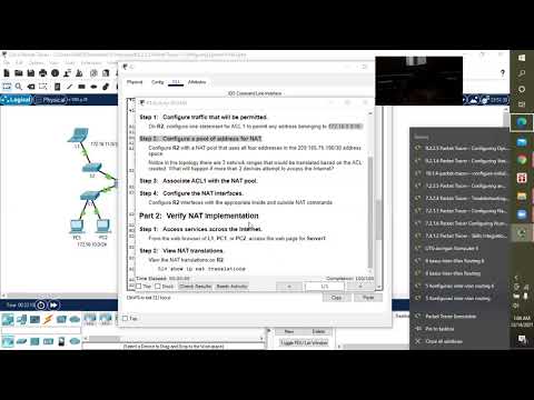9.2.2.5 Packet Tracer - Configuring Dynamic NAT