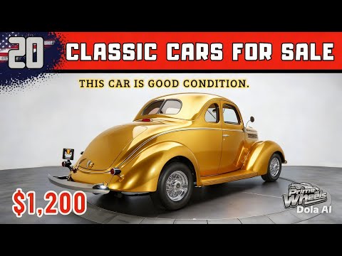 20 Cheap Classic Cars For Sale by Owner today