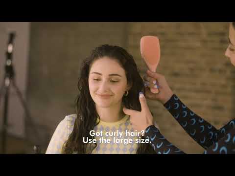 Tangle Teezer The Wet Detangling Fine &amp; Fragile Mint Šepetys drėgniems ploniems ir trapiems plaukams video