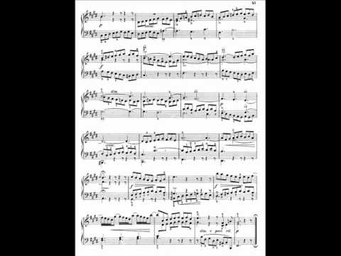 A  Schiff plays Bach three part inventions   No 6 in E major BWV 792
