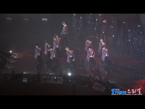 180125 워너원 '활활' 직캠 Wanna One fancam - Burn It Up by Spinel