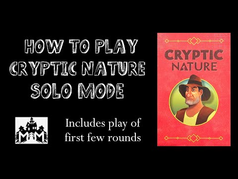 How to Play Solo Mode of Cryptic Nature