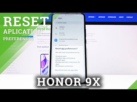 How to Reset App Preferences on Honor 9x – Default App Settings