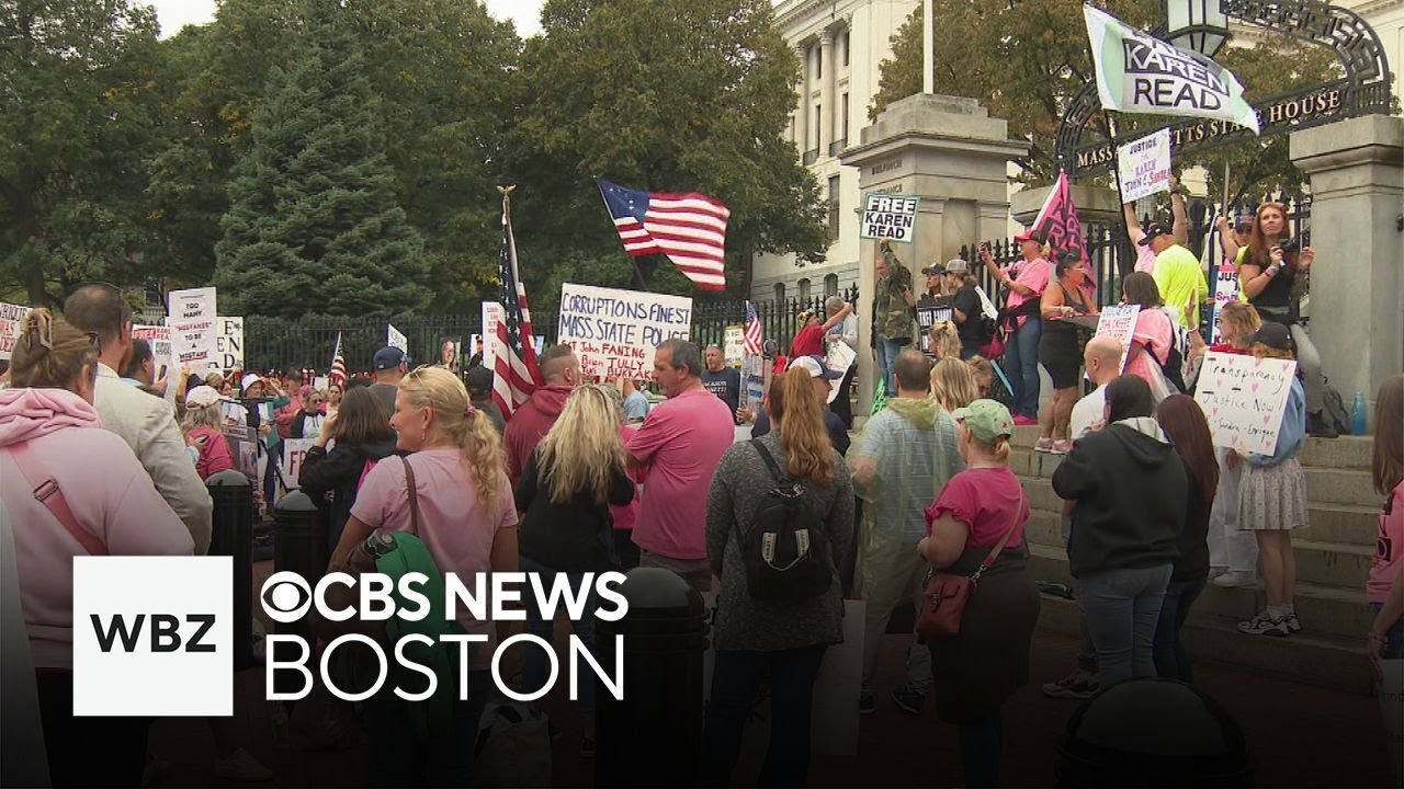 Protesters gather at State House after special prosecutor appointed in Karen Read trial