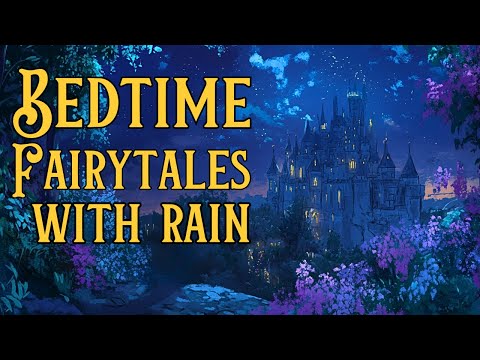 Fairytales with RAIN 🌧️ Cozy Bedtime Stories for Deep Sleep 🌧️ Fairytales ALL NIGHT LONG