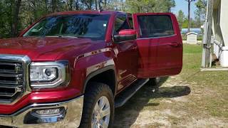 2016 GMC Sierra rear seat lift