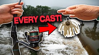 Fishing After The TEXAS FLOOD with a Hair Ball Lure! The FISH GO CRAZY! (BBH1)