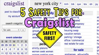 5 Ways to Stay Safe on Craigslist