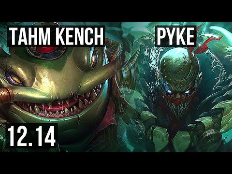 TAHM KENCH & Zeri vs PYKE & Caitlyn (SUP) | 3.0M mastery, 900+ games | NA Grandmaster | 12.14