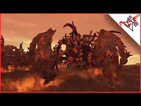 76 GIANT SPIDERS vs 76 CHAOS GIANTS - Total War: WARHAMMER