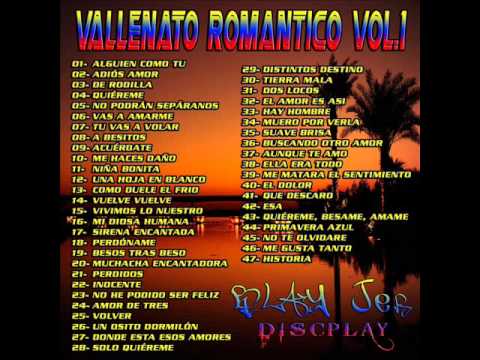 VALLENATO ROMANTICO VOL.1 - D.J MC - BLAY JER DISCPLAY