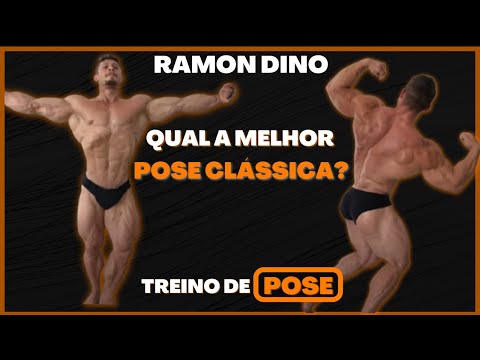 RAMON DINO REVELA SHAPE INCRÍVEL ENQUANTO TREINA POSES CLÁSSICAS - RUMO AO OLYMPIA!! 👑🇧🇷