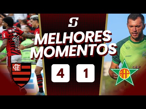MELHORES MOMENTOS FLAMENGO 4 X 1 PORTUGUESA | 15/01