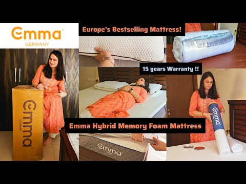 EMMA HYBRID MATTRESS & MEMORY FOAM PILLOW REVIEW ⚡️| Most Comfortable Mattress in India? #ad #emma