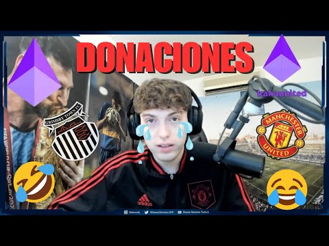 1Hra de DONACIONES del CHAT BURLANDOSE de DAVO tras la ELIMINACION del UNITED de la CARABAO CUP 🤣😡🤬